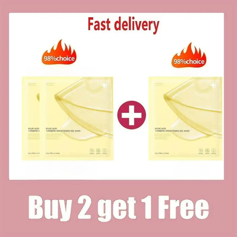 Pink Collagen Gel Salmon Pdrn Facial Mask,Deep Hydrating,Moisturizing and Firming Hydrogel Jelly Face Sheeets,Balance Skin Tone