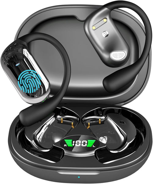 3-In-1 AI Language Translation Earbuds,Ows Wireless Real-Time 144 Languages Translator Headphones with APP for Ios and Android,Two-Way Translator Device for Travel Business Learning