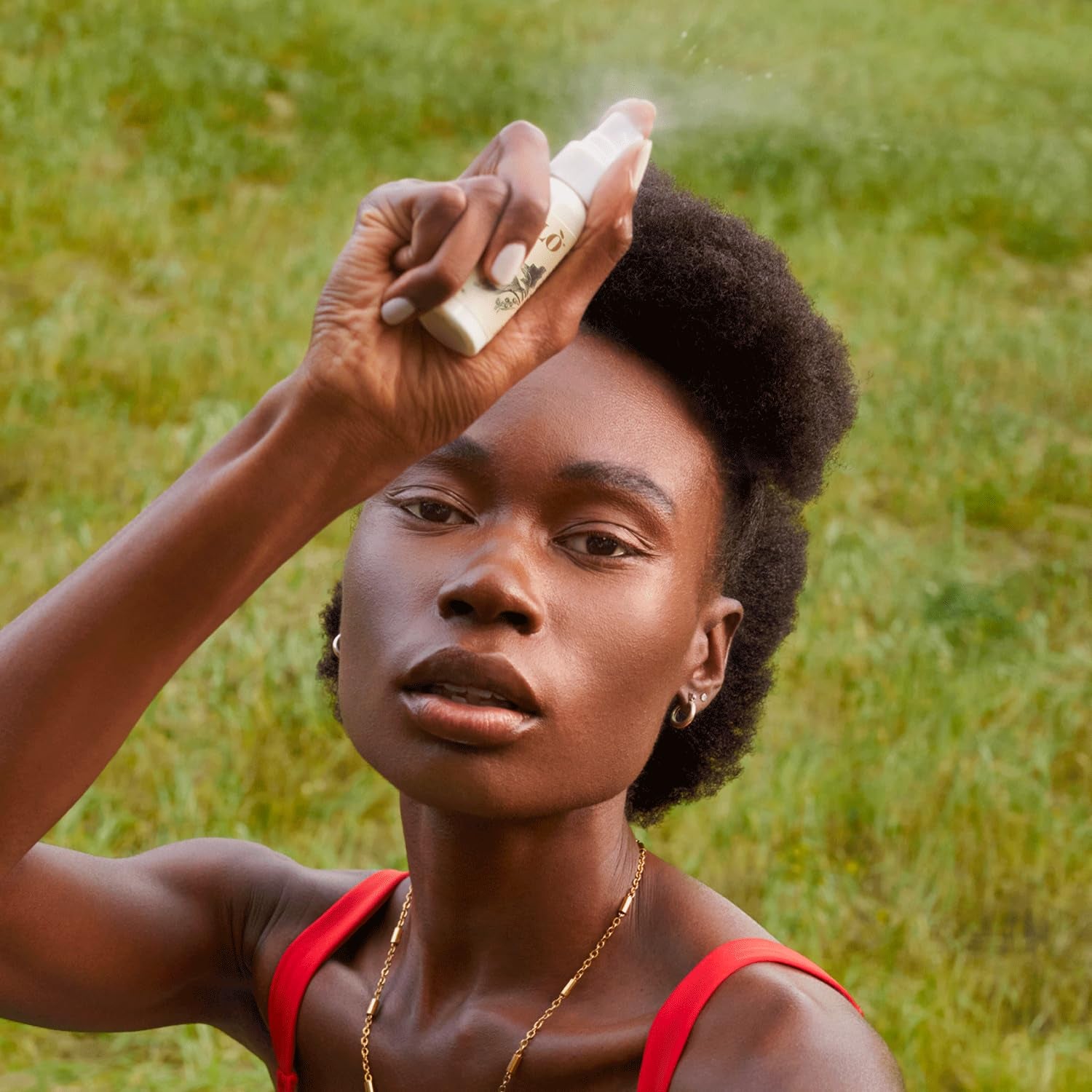 Hydrating Golden Mist, 1 Fl Oz | Face Mist with Coconut Water, Aloe, Witch Hazel, Calendula | Facial Spray Mist Hydrating Toner Mist | Black Owned Skincare 1 Fl Oz