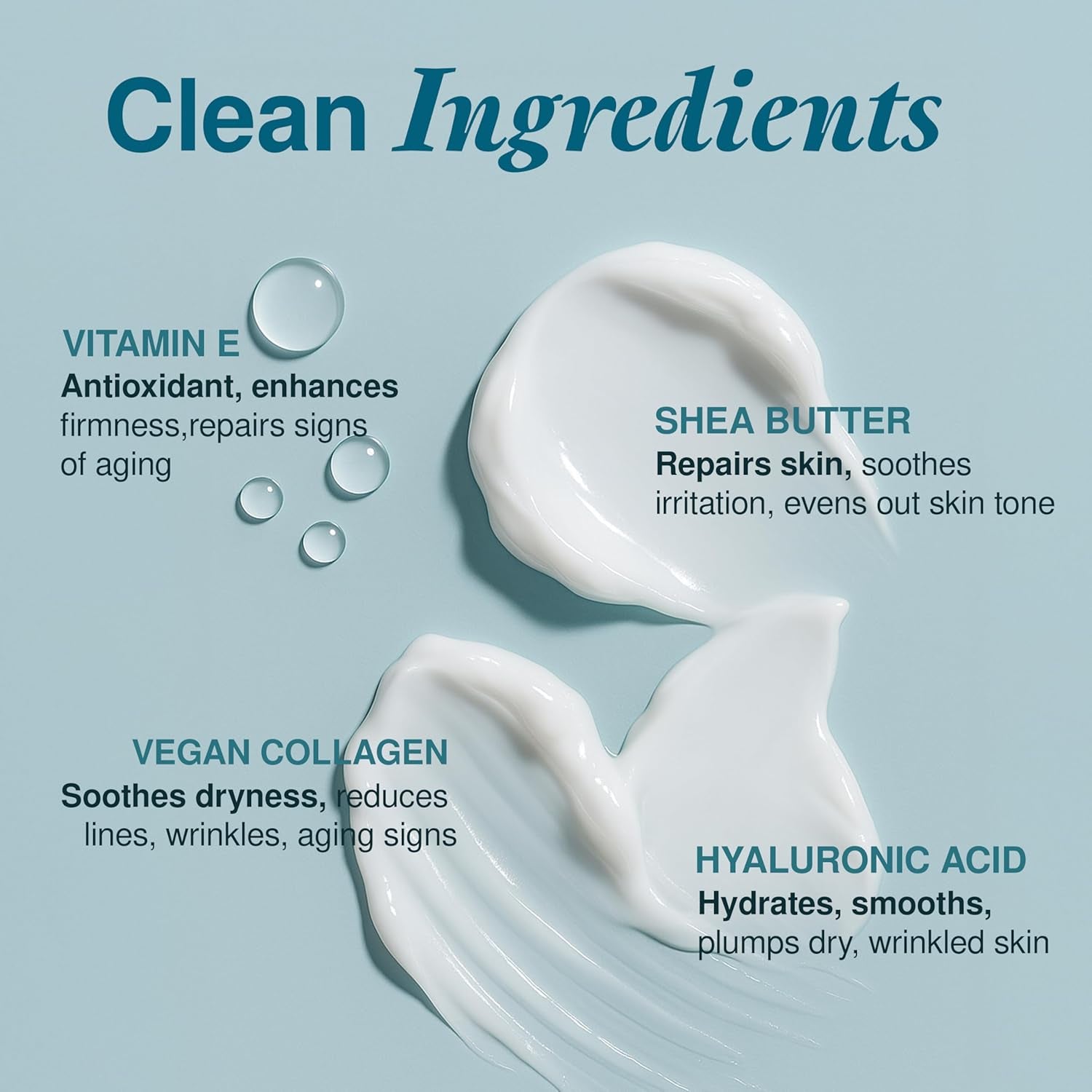 Hyaluronic Acid Serum for Face with Retinol - Dermatologist Tested, anti Aging Korean Skin Care - Deep Hydration, Skin Firming, Wrinkle Support - Vegan, Clean Beauty - 1.69 Fl Oz