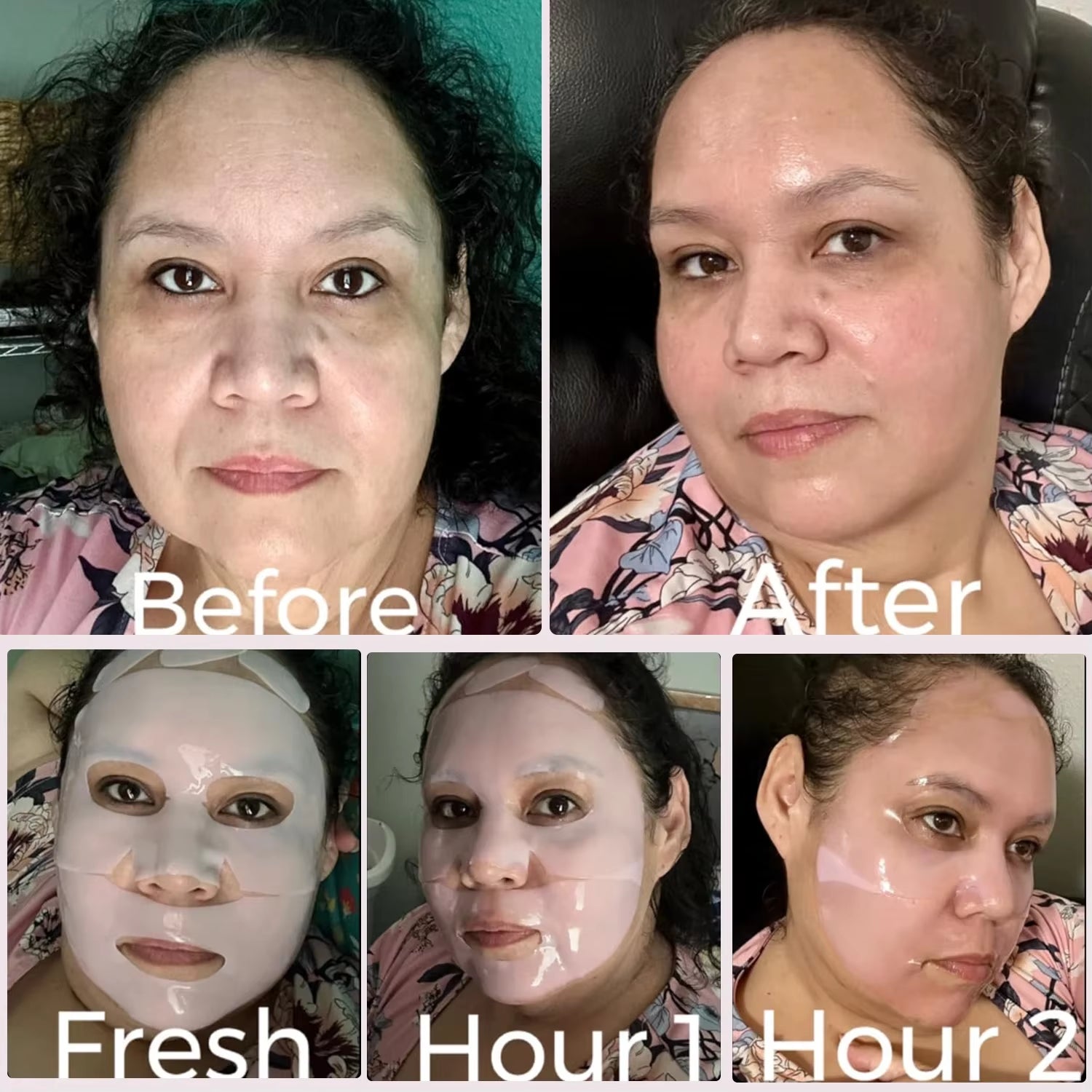 Overnight Collagen Mask Salmon DNA PDRN Face Mask for Glass Glow Skin Elasticity Hydrating Firming Smooth Korean Skincare