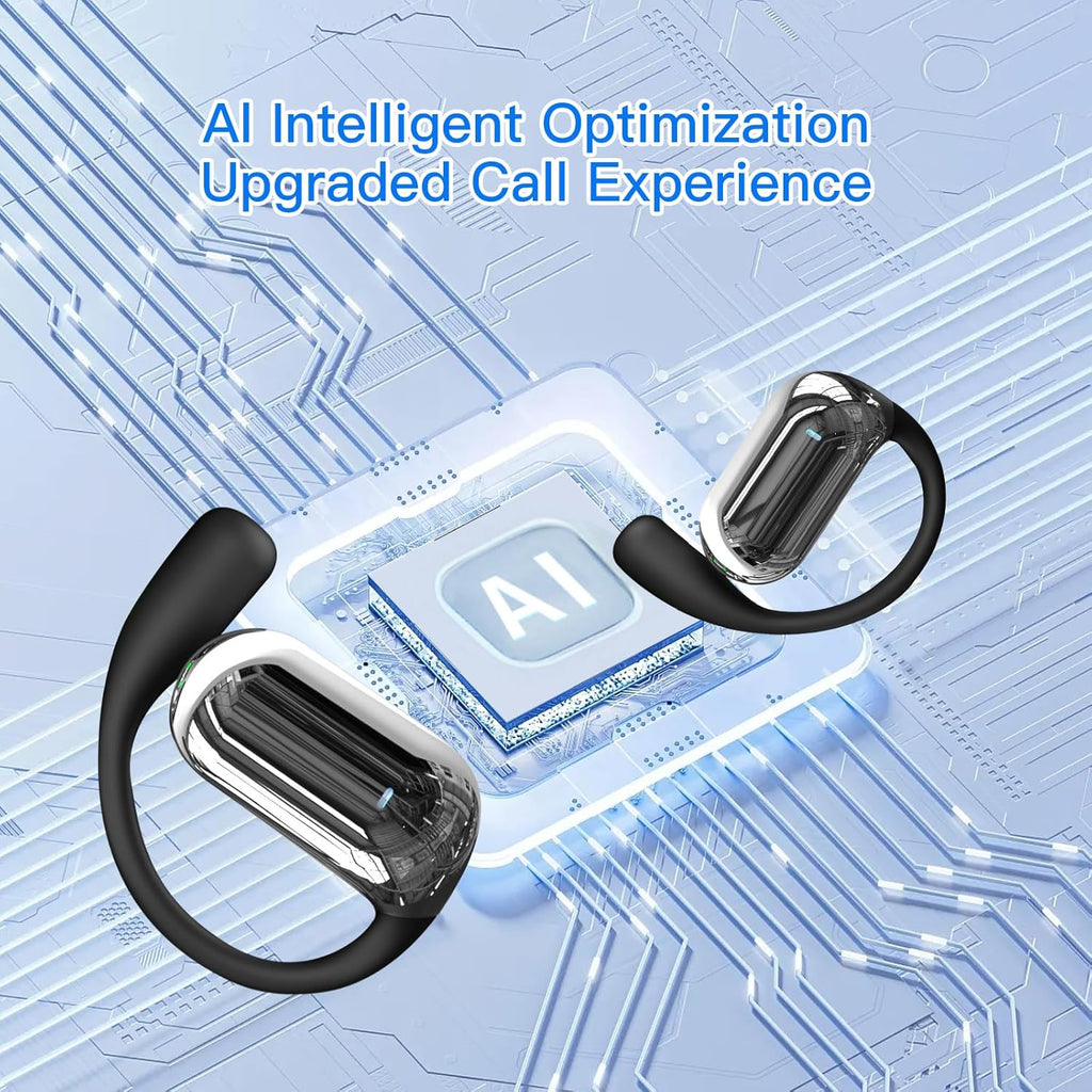 3-In-1 AI Language Translation Earbuds,Ows Wireless Real-Time 144 Languages Translator Headphones with APP for Ios and Android,Two-Way Translator Device for Travel Business Learning